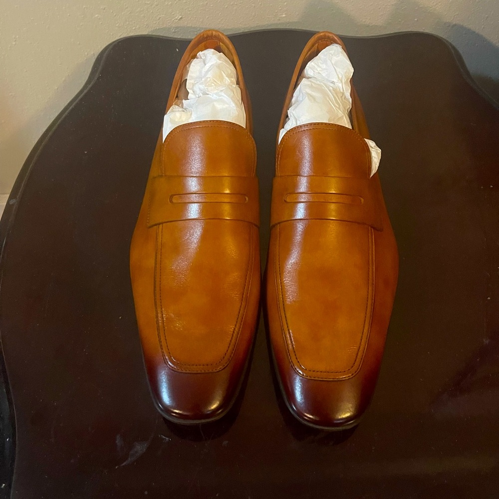 Magnanni Vince Leather Penny Loafer
